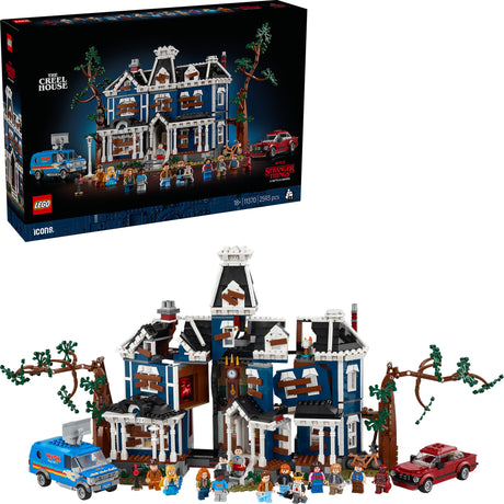 Lego icons stranger things: het huis van de familie creel bouwpakket voor volwassenen - 11370