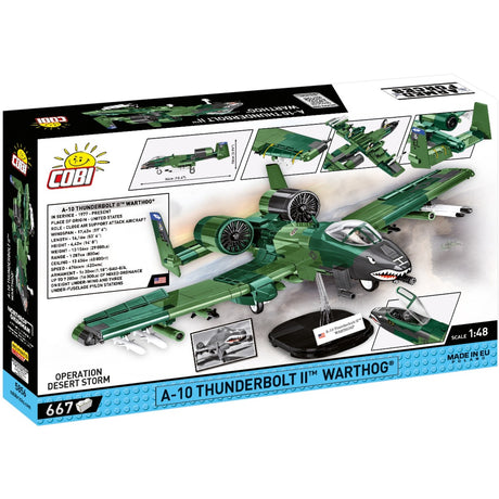 Cobi armed forces - a-10 thunderbolt ii warthog constructiespeelgoed (schaal 1:48)