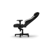Dxracer master xl black white epu leathe gamestoel (zwart wit)