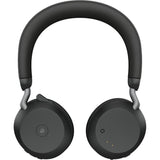 Jabra evolve2 75 on-ear headset (zwart, link380c, microsoft teams)