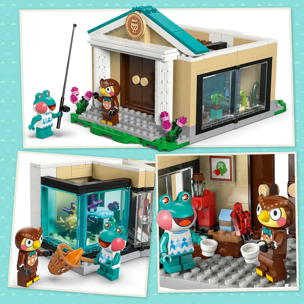Lego ® animal crossing™ blathers' museumcollectie - 77056