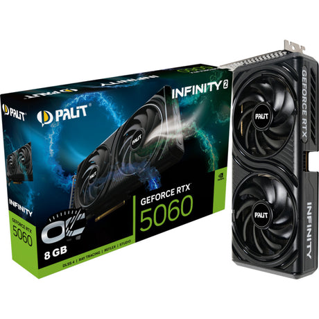 Palit geforce rtx 5060 infinity 2 oc grafische kaart (dlss 4, 3x displayport, 1x hdmi 2.1)