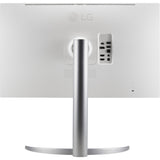 Lg ultrafine 27uq850v-w 27 4k uhd monitor (wit zilver, 2x hdmi, displayport, 2x usb-a, usb-b, usb-c)