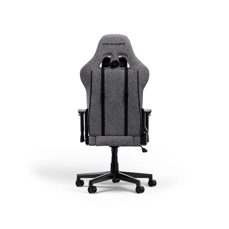 Dxracer prince l grey fabric gamestoel (grijs)