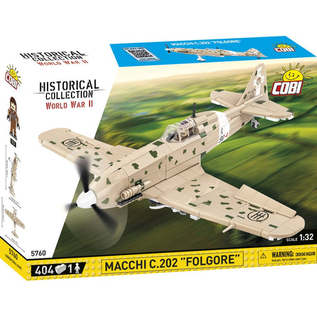 Cobi historical collection - macchi c.202 folgore constructiespeelgoed (schaal 1:32)