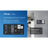 Shelly wall display x2i bedieningspaneel (zilver, touchscreen, wi-fi 6, bluetooth 5.4)