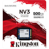 Kingston nv3 500 gb ssd (pcie 4.0 x4, nvme, m.2 2230)