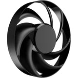 Cooler master mobius 120 black edition case fan (zwart, 120 x 120 x 25 mm, pwm)
