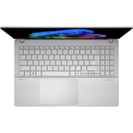 Asus vivobook s 15 oled s5507qa-ma006w 15.6 copilot+ pc 15.6 laptop (zilver | snapdragon x elite x1e-78-100 | qualcomm adreno | 16 gb | 1 tb ssd | 120 hz)
