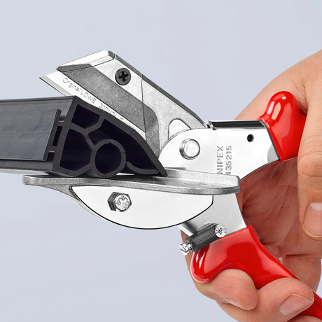 Knipex 94 35 215 versteksnijder voor kunststof- en rubberprofielen