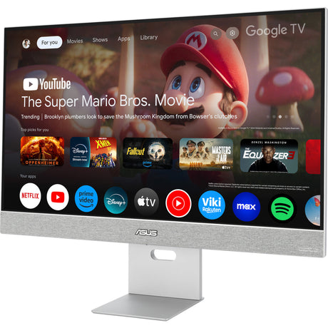 Asus zenscreen smart monitor ms32uc 31.5 4k uhd (grijs, hdmi, displayport, 2x usb-a, usb-c, wifi)