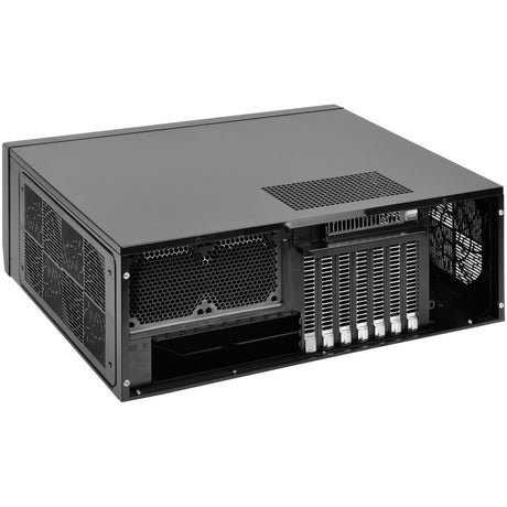 Silverstone sst-gd09b-c htpc behuizing (zwart | 1x usb-a | 1x usb-c)