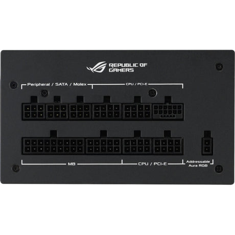 Asus rog strix gold aura edition modulaire 1200 watt voeding (zwart, 1x 12vhpwr, 4x pcie)