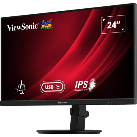 Viewsonic vg2409-mhdu-2 24 monitor (zwart, 1x displayport, 1x mini hdmi, 1x usb-c, 2x usb-a)