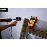 Wiha digitale multimeter tot 600 v ac, cat iv meetapparaat (rood geel)