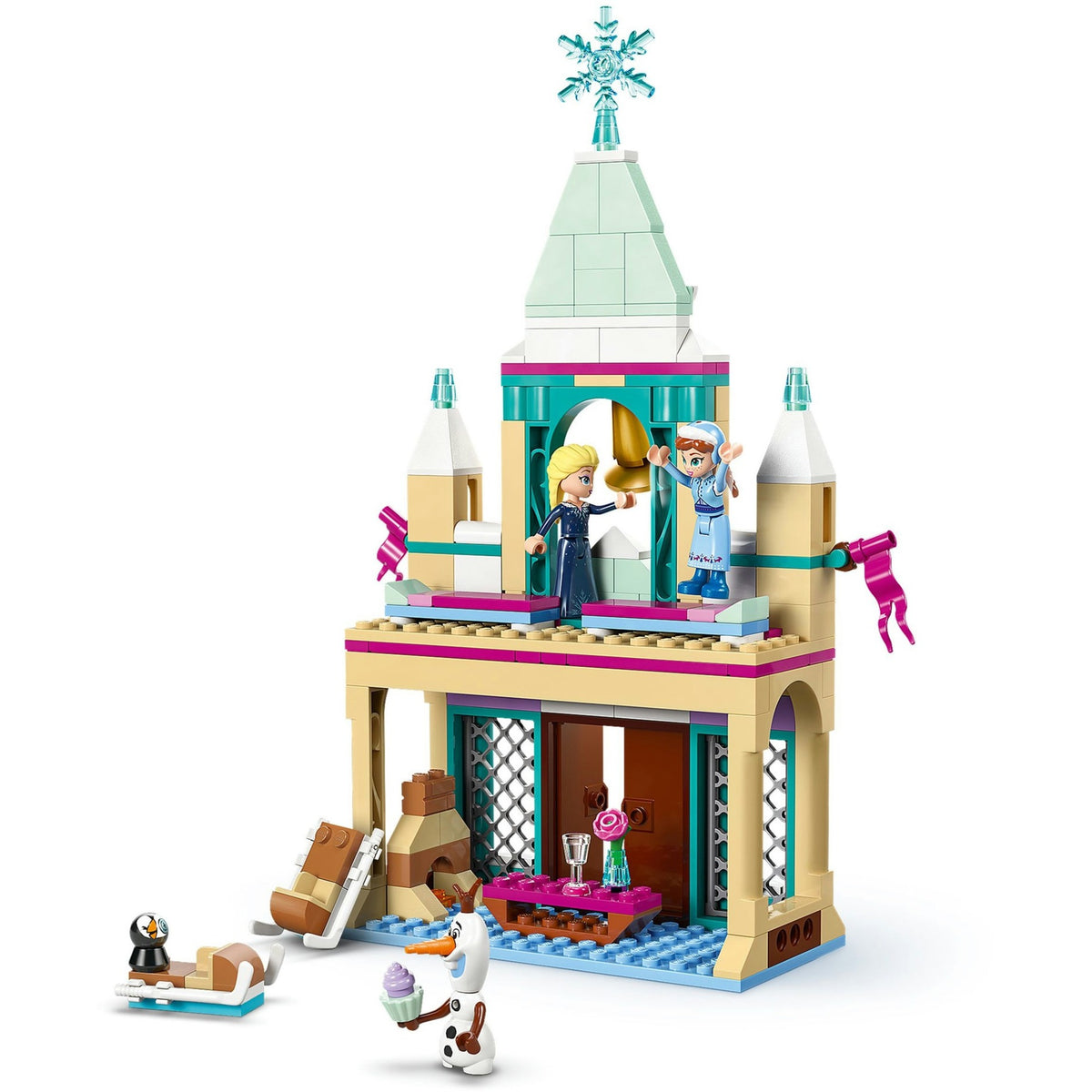 Lego ǀ disney frozen kasteel van arendelle bouwpakket voor kinderen met poppetje 43265