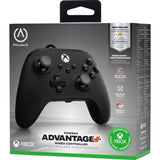 Powera advantage plus bedrade controller voor xbox series x|s (zwart, xbox series x|s, xbox one, pc)