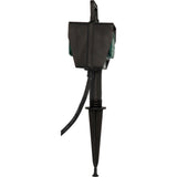 Brennenstuhl tuincontactdoos met aardspies 1154450 stekkerdoos (zwart, 10 meter, ip44)