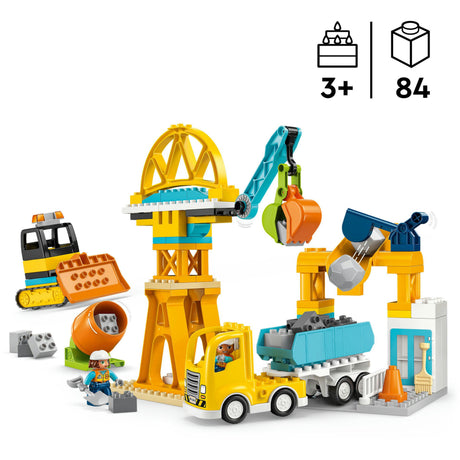 Lego duplo town 10476 - bouwplaats - meisjes en jongens - multicolor