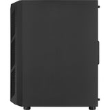 Aerocool prime v2 midi tower behuizing (zwart | 2x usb-a | rgb | window)
