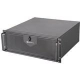 Silverstone rm42-502 rack behuizing (zwart | 2x usb-a 3.2 (5 gbit s) | 1x usb-c 3.2 (5 gbit s) | 2x audio)