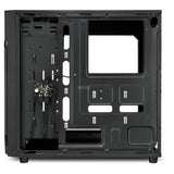 Sharkoon vg6-w rgb midi tower behuizing (zwart | 4x usb-a | rgb | window)