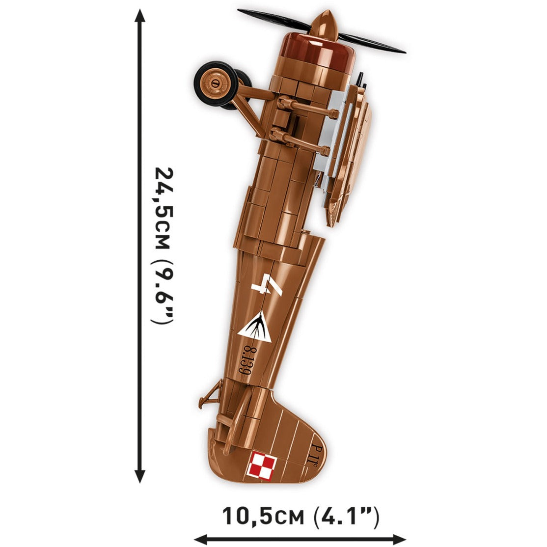 Cobi historical collection - pzl p.11c constructiespeelgoed (schaal 1:32)