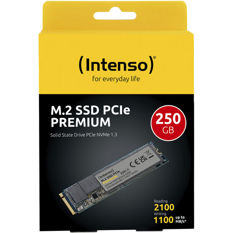 Intenso premium 250 gb ssd (pcie 3.0 x4, nvme 1.3, m.2 2280)