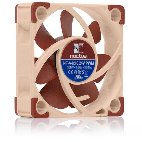 Noctua nf-a4x10 24v pwm case fan (bruin, 40 x 40 x 10 mm)
