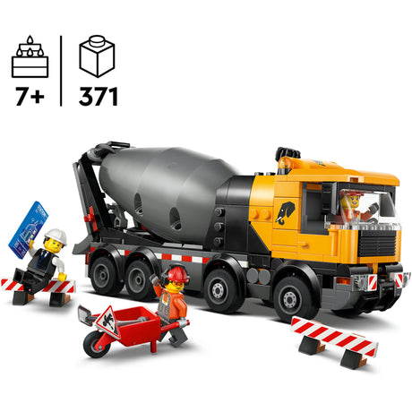 Lego city great vehicles - cementwagen - 6+ jaar - inclusief figuren
