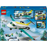 Lego ® city ambulancevliegtuig, speelgoedvliegtuig - 60465