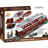Cobi historical collection - compiègne wagon (22 june 1940) constructiespeelgoed