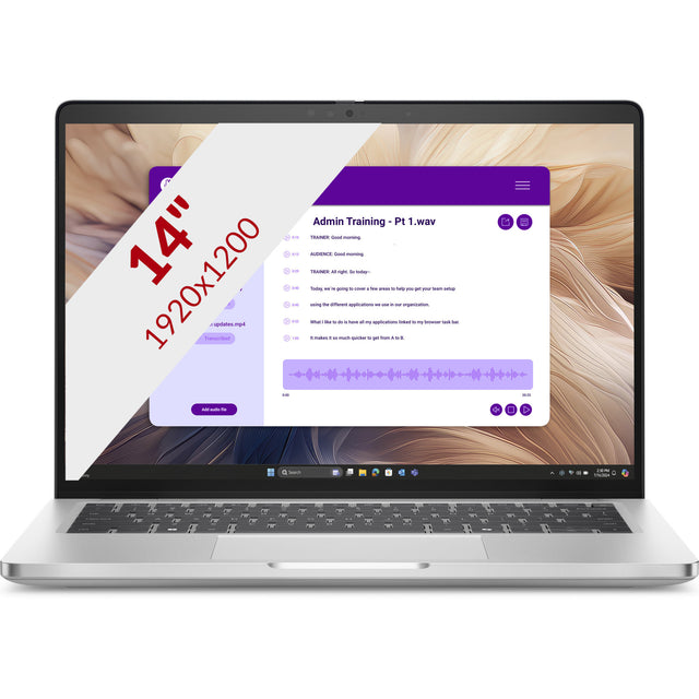 Dell pro 14 plus pb14250 14 copilot+ laptop (aluminium | core ultra 7 266v | arc graphics 140v | 16 gb | 512 gb ssd)