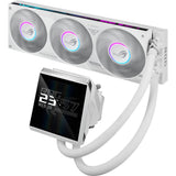 Asus rog strix lc iv 360 argb lcd waterkoeling (wit, 4-pin pwm)