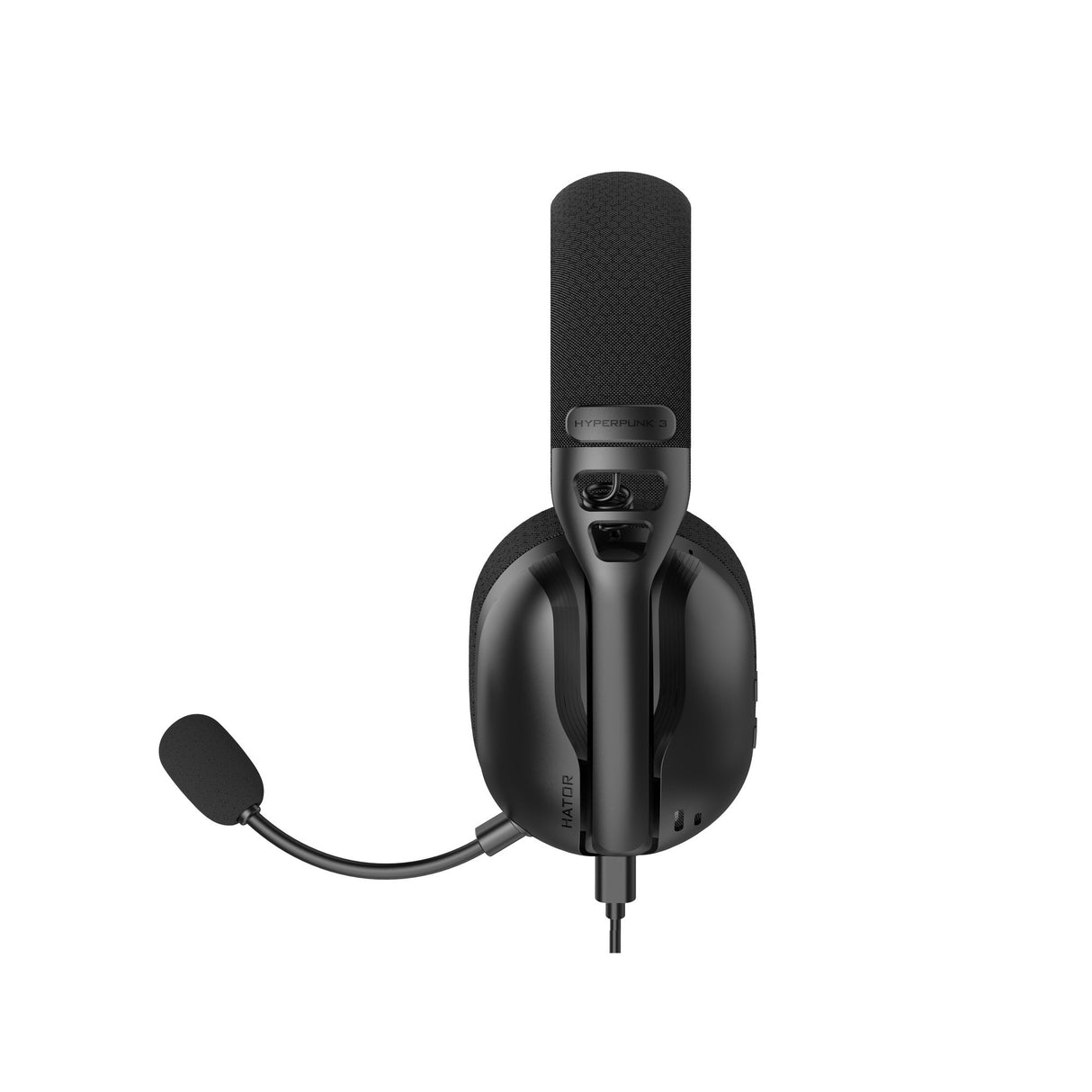 Hator hyperpunk 3 usb over-ear gaming headset (zwart, virtual 7.1 surround sound, usb-a usb-c bluetooth)