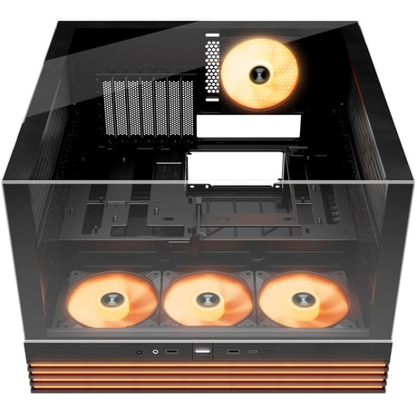 Be quiet! light base 600 lx midi tower behuizing (zwart | 2x usb-a | 1x usb-c | rgb | window)