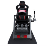 Next level racing gttrack simulator cockpit racing simulator (zwart)