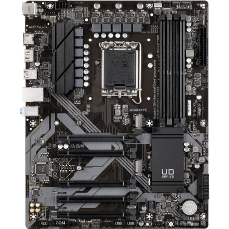 Gigabyte b760 ds3h ddr4 socket 1700 moederbord (zwart grijs, raid, gb-lan, sound, atx)