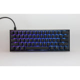Ducky one 2 pro mini classic rgb mechanisch gaming toetsenbord (zwart, us lay-out (qwerty), cherry mx silent red, 60%, rgb led, double-shot pbt, quack mechanics)