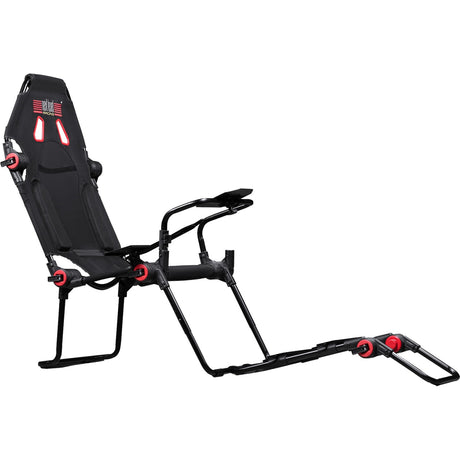 Next level racing f-gt lite foldable racing simulator (zwart rood)