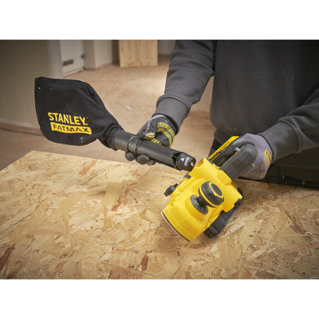 Stanley fatmax v20 18v brushless elektrische schaafmachine (zwart geel, accu en oplader niet inbegrepen)