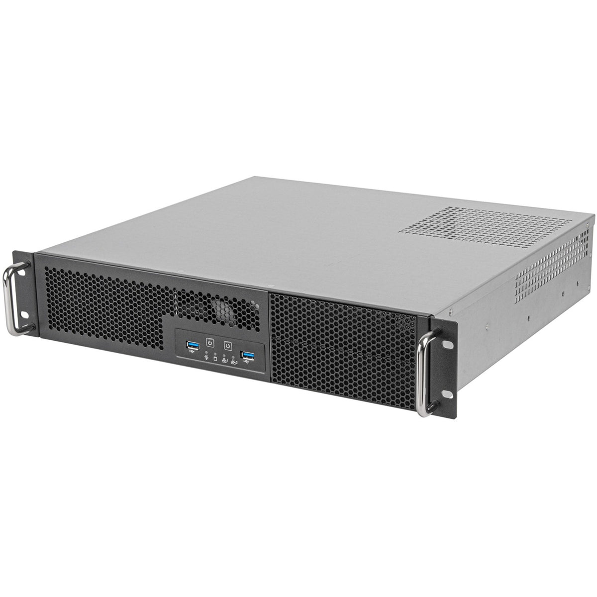 Silverstone rm23-502-mini rack behuizing (grijs zwart)