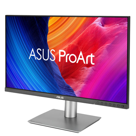 Asus proart display pa278cgrv 27 monitor (zilver zwart, 2x displayport, 1x hdmi, 3x usb-c, 3x usb-a, 144 hz)