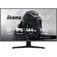Iiyama g-master black hawk g2741qsu-b1 27 gaming monitor (zwart, 1x displayport, 1x hdmi, 2x usb-a, 144 hz)
