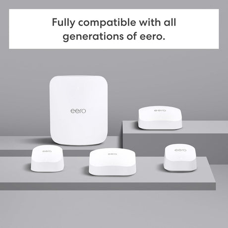Eero 7 mesh wifi system, 3 stuks mesh router (wit)