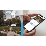 Foscam sd8p, 4k 8mp dual-band wifi ptz buiten beveiligingscamera (wit)