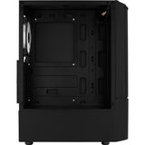 Aerocool quantum mesh v3 midi tower behuizing (zwart grijs | 3x usb-a | rgb | window)