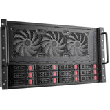 Silverstone rm61-312, rack, serverbehuizing (zwart | 6u)