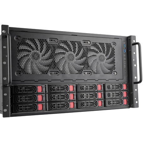 Silverstone rm61-312, rack, serverbehuizing (zwart | 6u)