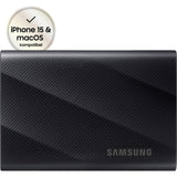Samsung portable t9 2 tb externe ssd (zwart, mu-pg2t0b eu, usb-c 3.2 (20 gbit s))